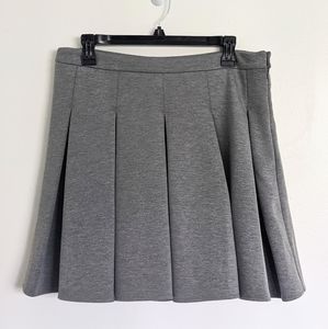 Target Merona Grey Pleated Tennis Mini Skirt